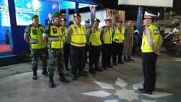 PATROLI SINERGITAS KORAMIL 0816/03 BUDURAN DENGAN POLSEK BUDURAN MENJELANG PEMILU