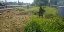 KORAMIL 0816/10 BALONGBENDO MELAKSANAKAN KEGIATAN KARYA BAKTI