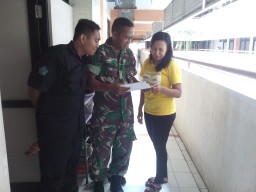 CIPTAKAN RASA AMAN BABINSA BERSAMA SECURITY AKTIF SAMBANGI RUSUN YANG ADA DI BINAAN Di WILAYAH KELURAHAN PUCANG