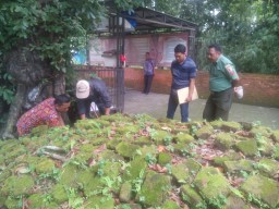 KORAMIL 0816/10 BALONGBENDO KOPTU DODIK SUGENG MELAKSANAKAN KEGIATAN BERSIH DESA