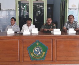 Danramil 0816/08 Jabon hadiri Sosialisasi penyampaian nilai komponen Row Uprating SUTT 150 Kv Porong - Tx Bangil