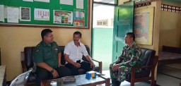 Koramil 0816/07Krembung Kodim Sidoarjo Komsos Dengan Team Media.