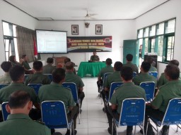 Kepala Staf Kodim 0816 Sidoarjo tutup latihan Teknis dan Taktis di Koramil 0816/01 Kota