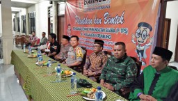 Pelda A Rofiq K Hadiri Pelantikan dan Bimbingan Teknis Pengawas TPS Se Kec. Krembung.