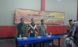 KORAMIL 0816/16 WARU BESERTA FORKOPIMKA HADIR DALAM KEGIATAN PELANTIKAN PTPS DI WARU.