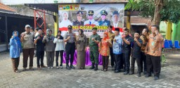 Apel Gelar Pasukan Pengamana Pemilu Tahun 2019 di Kec Prambon.