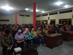 Pelantikan Dan Bimbingan Teknis Pengawas Tempat Pemungutan Suwara PTPS Kec Prambon.