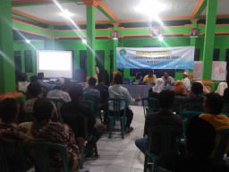 BABINSA DESA CANGKRINGSARI KORAMIL 0816/15 KOPDA ADI PRIYONO HADIRI SOSIALISASI PEMBENTUKAN BADAN USAHA MILIK DESA BUMDES