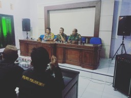 Danramil 0816/04 porong hadiri acara Deklarasi dan penandatanganan Fakta integritas perang terhadap Halinar