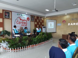 DIALOG INTERAKTIF I CARE TB INOVASI, CEPAT, AMAN, RAMA, EMPATI MELALUI MEDIA RADIO SUARA SIDOARJO.
