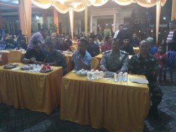 Babinsa 0816/13 Wonoayu dengan Bhabinkamtibmas Sinergi Pam Hiburan