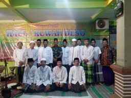 Babinsa 0816/13 Wonoayu Hadiri Pengajian Umum Ruwah Desa