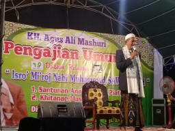 Anggota Koramil 0816/08 Jabon Dan Forkopimka Hadiri Pengajian IsroMiroj