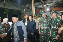 Forkopimda Sidoarjo monitoring kesiapan pelaksanaan Pemilu di wilayah Tulangan Sidoarjo
