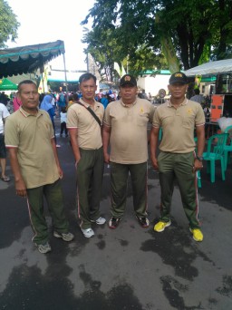 Danramil 0816/02 Candi bersama anggota ikuti acara Fun Walk sambut masa giling tebu Tahun 2019