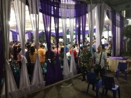 Anggota Koramil 0816/14 Taman pengamanan perayaan paskah