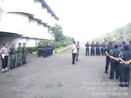 Koramil 0816/03 Buduran Gembleng Untuk Disiplin Security PT. MASPION 2