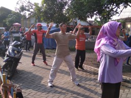 Disel sela kesibukannya, Forkopimka Kecamatan Krian Kabupaten Sidoarjo tetap laksanakan SKJ