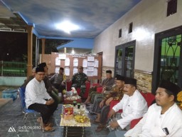 Babinsa 0816/13 Wonoayu Hadiri Pengajian Umum Ruwah Desa Lambangan Kec Wonoayu
