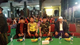Babinsa Desa Geluran mengikuti giat acara HAUL AKBAR SAYYID MUHAMAD SUBAKIR