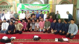 Danramil 0816/09 hadiri pembinaan dan penyuluhan Binluh di acara Remaja Masjid Baitul Rohim