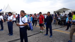 DANRAMIL 0816/18 SEDATI BERSAMA ANGGOTA IKUTI FUNBIKE HUT PUSPENERBAL KE 63 THN 2019 DI JUANDA.