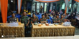 Hiburan campur sari dan wayang kulit, Babinsa Koramil 0816/14 Taman hadiri kegiatan tahunan Ruwah Desa