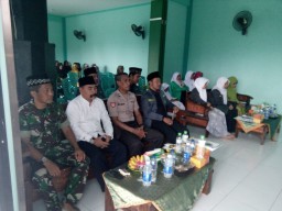 Babinsa koramil 0816/13 Wonoayu hadiri Pelantikan pengurus GP Ansor PAC Wonoayu