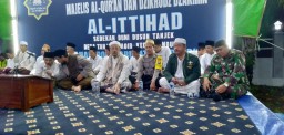 Pelda A Rofiq K Ikuti Acara Semaan Al Quran Mantab AL-ITTIHAD Dzikir Ghofilin di Desa Tanjek Wagir Krembung