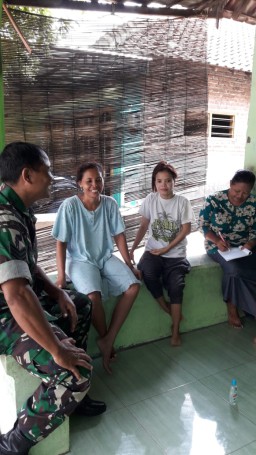 Babinsa Ramil 0816/08 Jabon Tingkatkan kemanunggalan TNI dengan rakyat