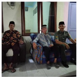 Anjangsana ke tokoh Agama guna mempererat Babinsa dengan warga Binaan