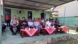 Forkompimka Porong bersilaturahim ke Koramil 07/Krembung.