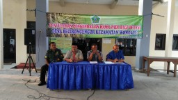 Dukung swasembada Pangan, Babinsa 0816/13 hadiri rapat penyuluhan pertanian