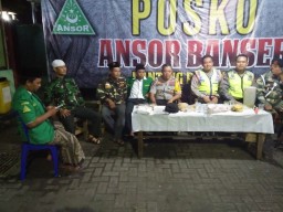 Babinsa Koramil 0816/15 Sukodono bersama Ormas tingkatkan kondisi keamanan di wilayah