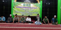 Babinsa dan Bhabinkamtibmas Kedung Kembar Hadiri Safari Ramadhan