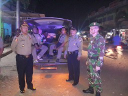 Patroli Gabungan TNI POLRI dan Satpol PP Krian di bulan Ramadhan 1440 H/2019 M.