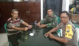 Babinsa Ramil 0816/12 Prambon dan Bhabinkamtibmas Dialog ke Tomas Desa Wonoplintahan.