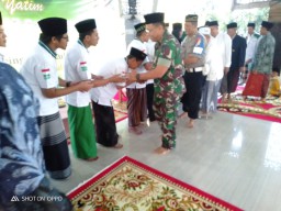 Danramil 0816/13 Wonoayu Hadiri Peringatan Malam Nuzulul Qur’an