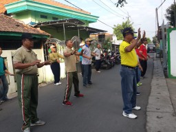 Forkopimka Kecamatan Krian Kabupaten Sidoarjo laksanakan Senam Kesegaran Jasmani