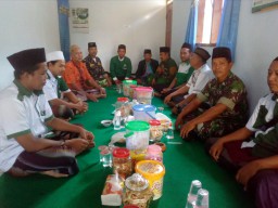 jalin Silahturohmi dan anjangsana oleh Sahabat Banser , Sahabat Anshor Ranting NU Se MWC NU 1440 Babinsa Ramil 12/Prambon