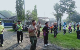 Personil Koramil 0816/08 Jabon Menghadiri Senam SKJ