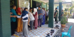 Keluarga besar koramil 0816/04 porong laksanakan halal bihalal hari raya idul fitri 1440 h