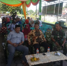 Babinsa Koramil 0816/13 Wonoayu menghadiri Haflah Akhirussanah dan Wisuda didesa binaan