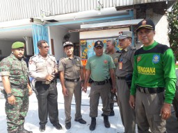 Babinsa Koramil 0816/02 Candi Melaksanakan Patroli Bersama Forkopimka