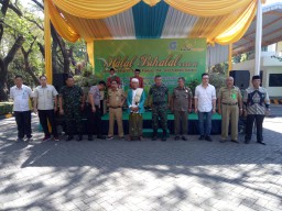 Halal Bihalal Unsur Muspika Kec. Wonoayu dan Karyawan PT Sirat Prudec Tbk di Hadiri Danramil 0816/13 Wonoayu.