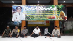 Babinsa Koramil 0816/09 Krian Serma Ach. Saifi hadiri Halal Bihalal