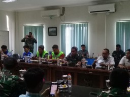 Danramil 0816/18 Sedati Ikuti Rakor Pam VVIP Kunker RI 1 dan RI 2.