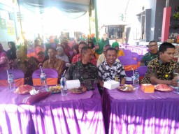 Anggota Koramil 0816/08 Jabon Menghadiri Acara Mini Lokakarya Lintas Sektor Puskesmas Jabon.