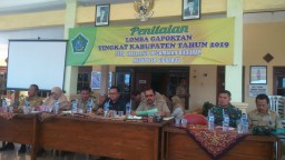 Babinsa Desa Entalsewu melaksanakan pendampingan acara lomba Gapoktan Se Kab Sidoarjo