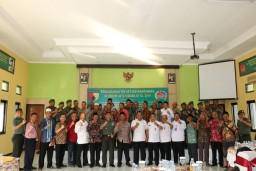 Dandim 0816/Sidoarjo Sambut kunjungan Tim Setjen Wantannas di Kodim 0816/Sidoarjo